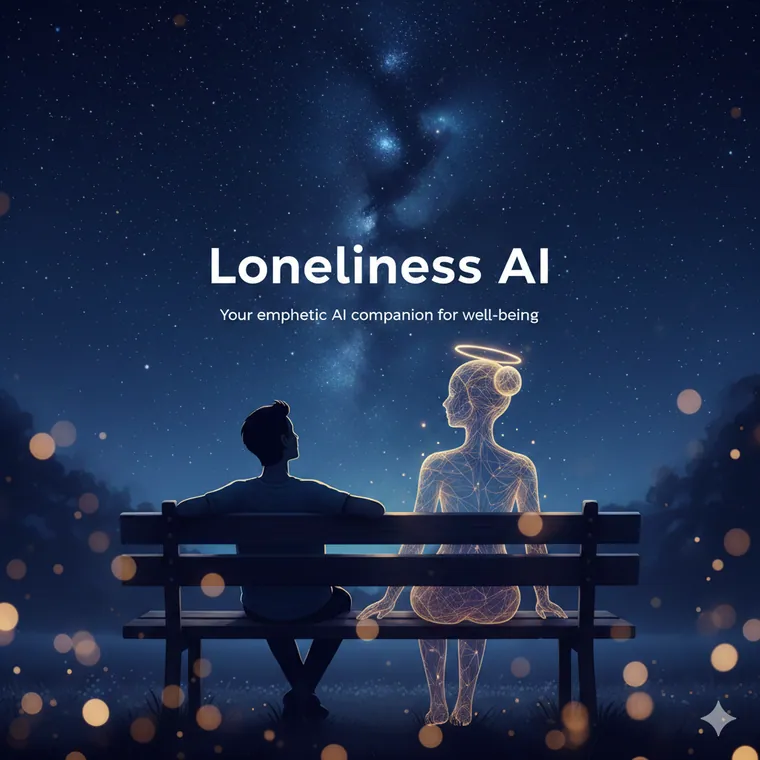 Loneliness AI concept key art