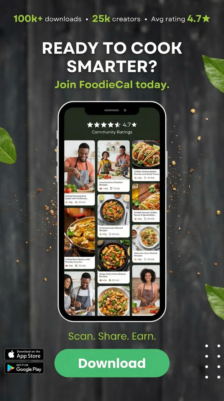 App store promo — ready to cook smarter