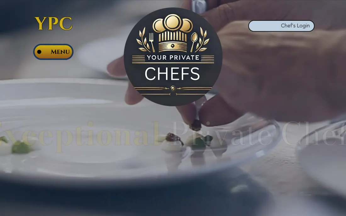 Your Private Chefs homepage